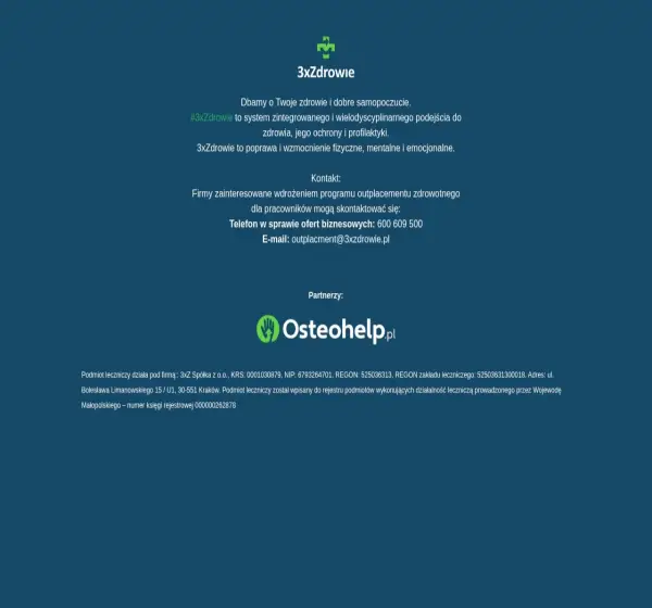 Forum i opinie o 3xzdrowie.pl
