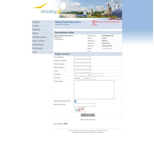 Forum i opinie o admiral.wczasy.pl