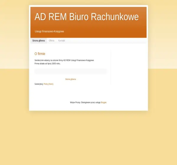 Forum i opinie o adrem-fk.blogspot.com