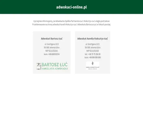 Forum i opinie o adwokaci-online.pl