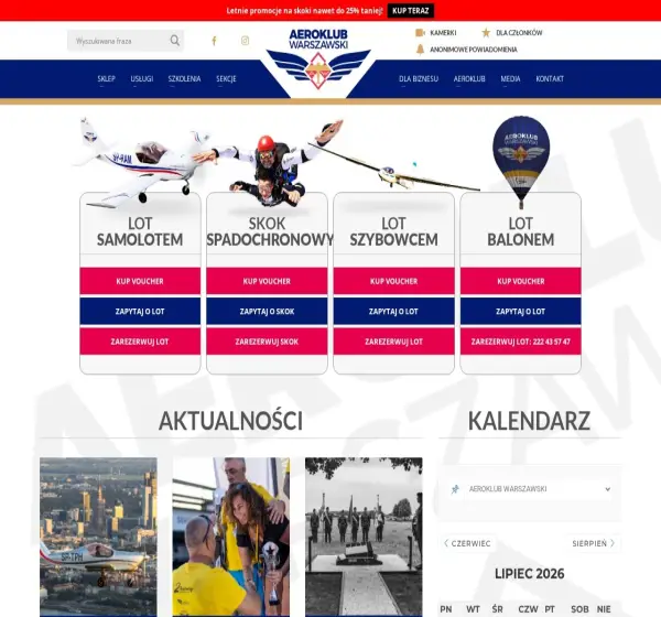 Forum i opinie o aeroklub.waw.pl
