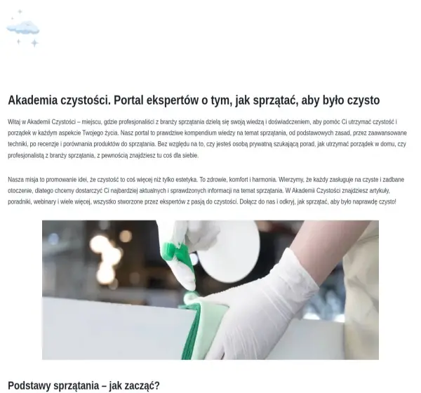 Forum i opinie o akademiaczystosci.com.pl
