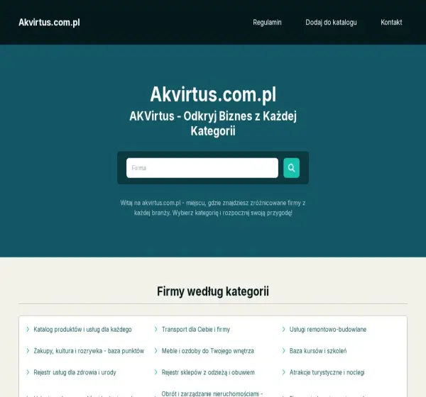 Forum i opinie o akvirtus.com.pl