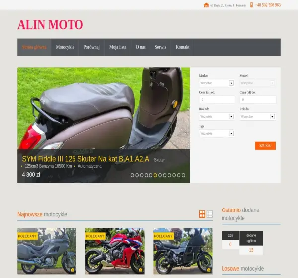 Forum i opinie o alinmoto.pl