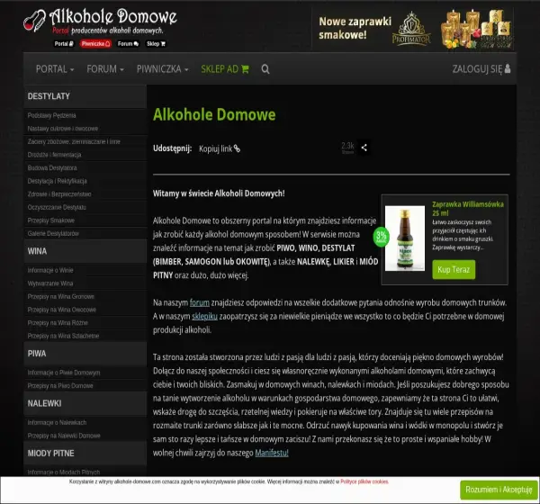 Forum i opinie o alkohole-domowe.com