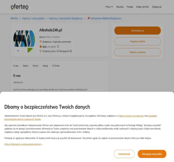 Forum i opinie o alkohole24.oferteo.pl