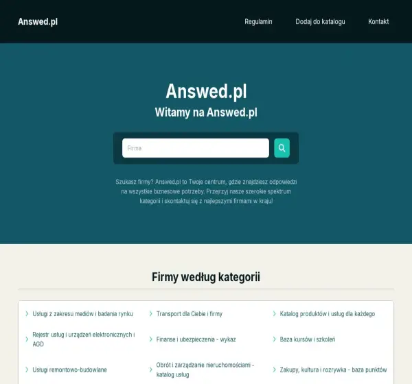Forum i opinie o answed.pl
