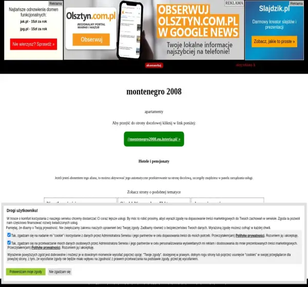 Forum i opinie o apartament.montenegro.prv.pl