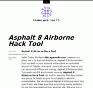 Forum i opinie o asphaltairbornehacktool.wordpress.com