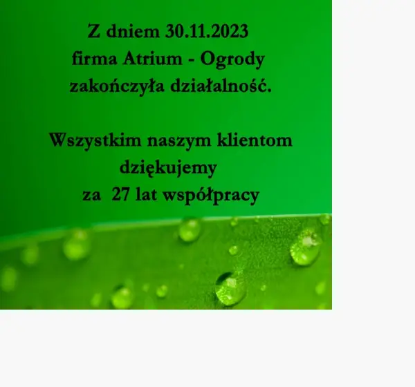 Forum i opinie o atrium-ogrody.pl