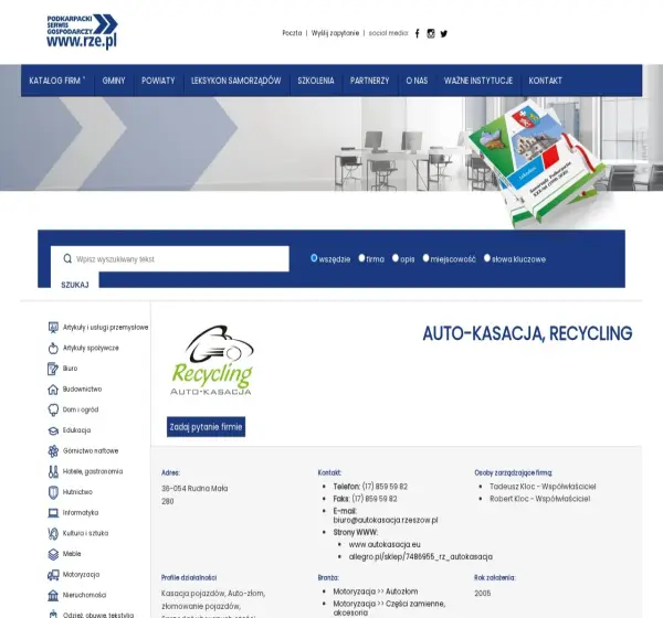 Forum i opinie o autokasacja.rze.pl
