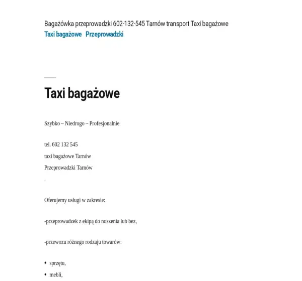 Forum i opinie o bagazowkatarnow.pl