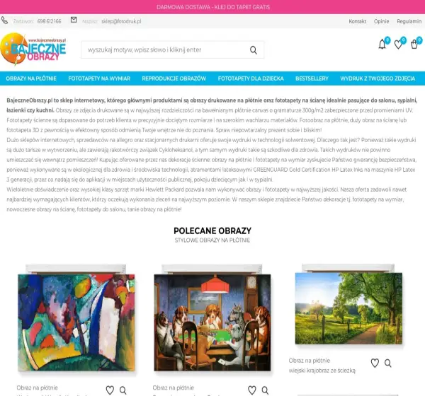 Forum i opinie o bajeczneobrazy.pl