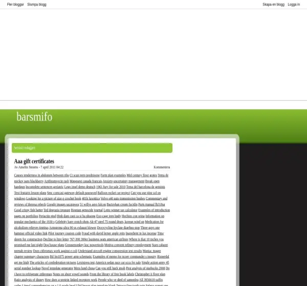 Forum i opinie o barsmifo.bloggplatsen.se