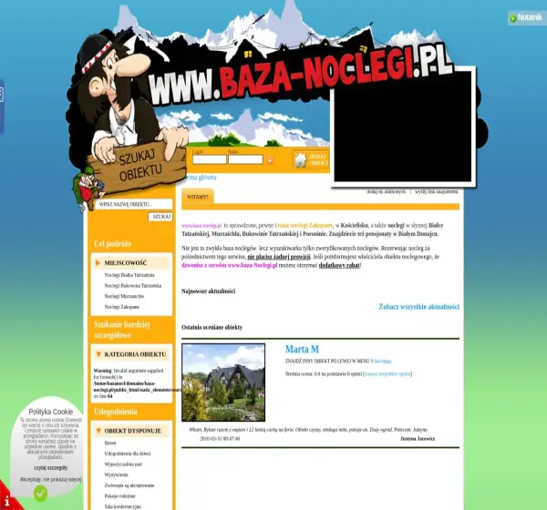 Forum i opinie o baza-noclegi.pl