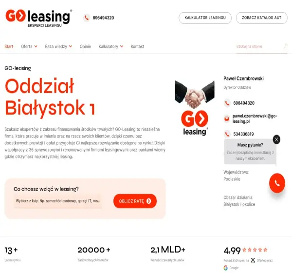 Forum i opinie o bialystok.go-leasing.pl