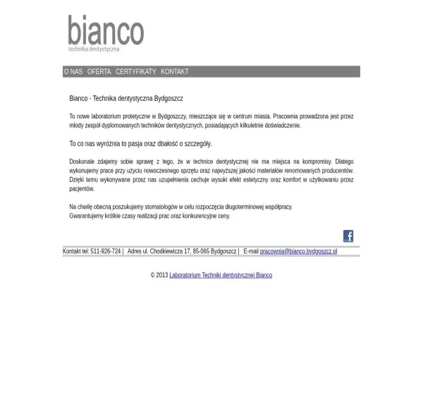 Forum i opinie o bianco.bydgoszcz.pl