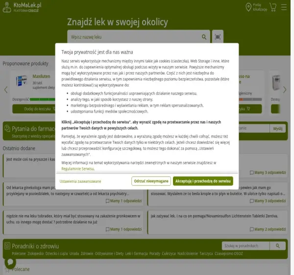 Forum i opinie o bil.aptek.pl