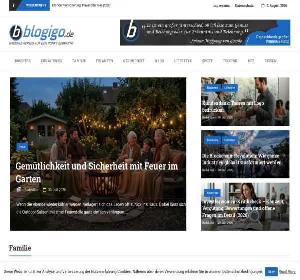 Forum i opinie o blogigo.de