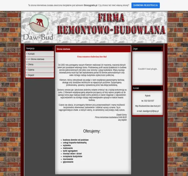 Forum i opinie o budownictwo-daw-bud.pl.tl