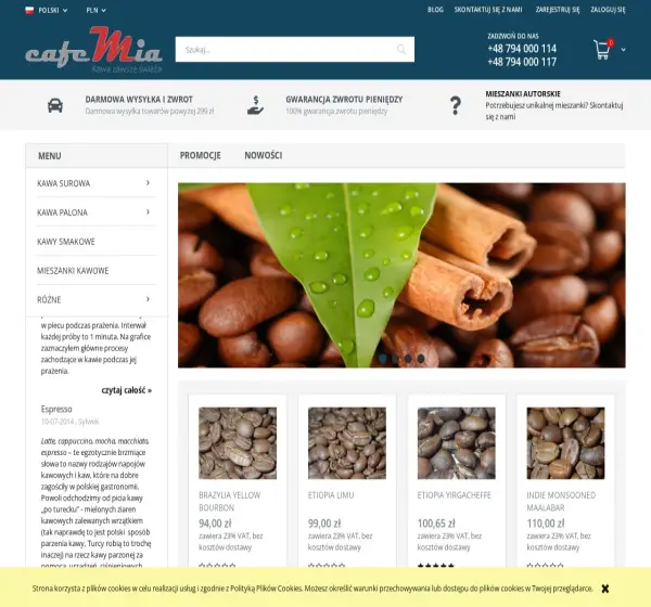 Forum i opinie o cafemia.pl