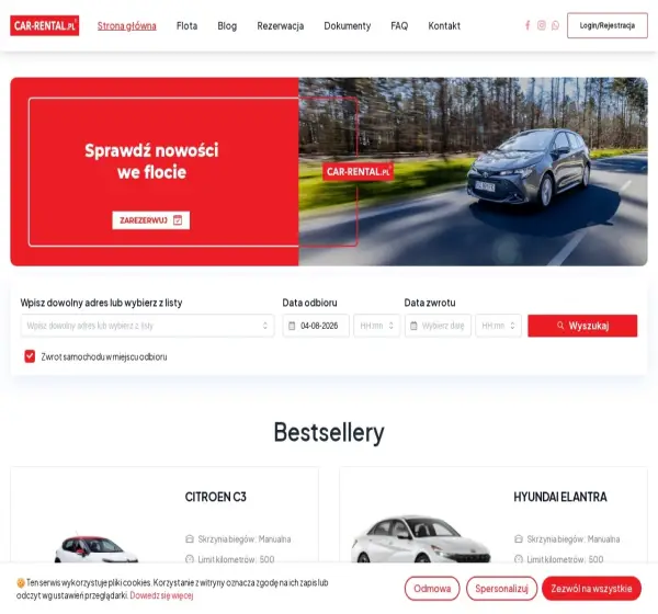 Forum i opinie o car-rental.pl