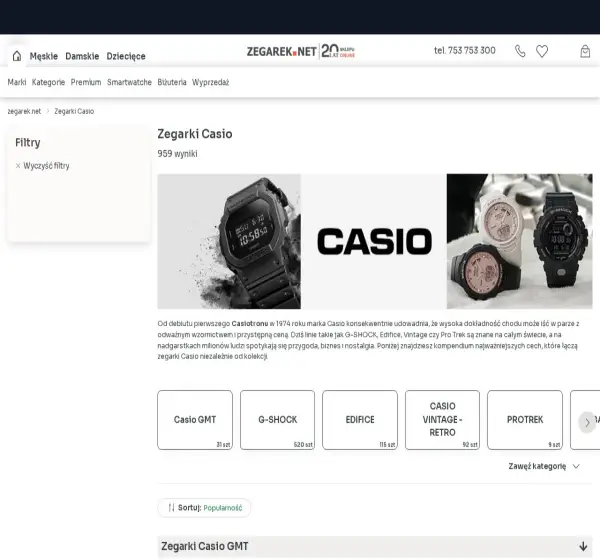 Forum i opinie o casio-polska.pl