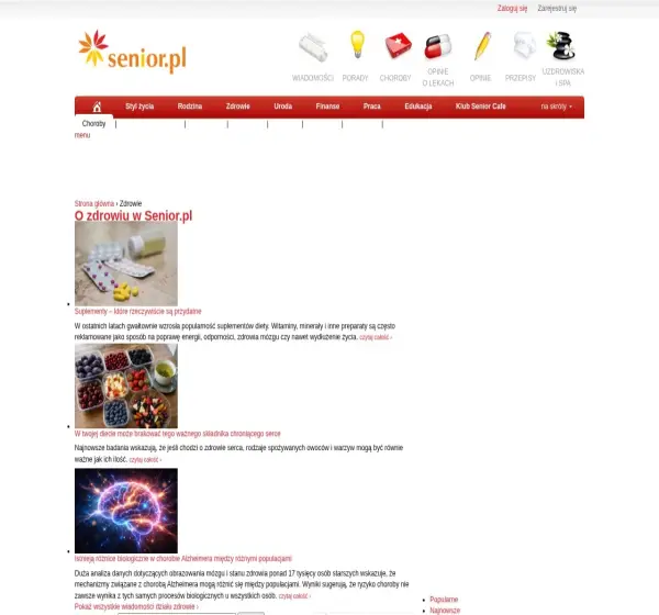 Forum i opinie o choroby.senior.pl