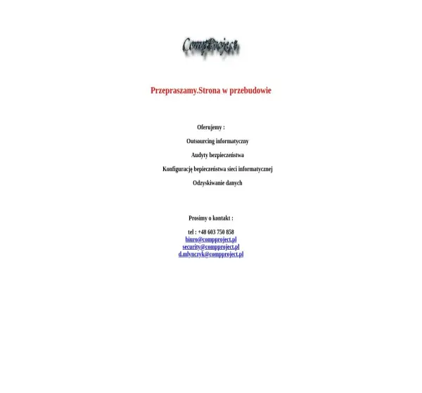 Forum i opinie o compproject.pl