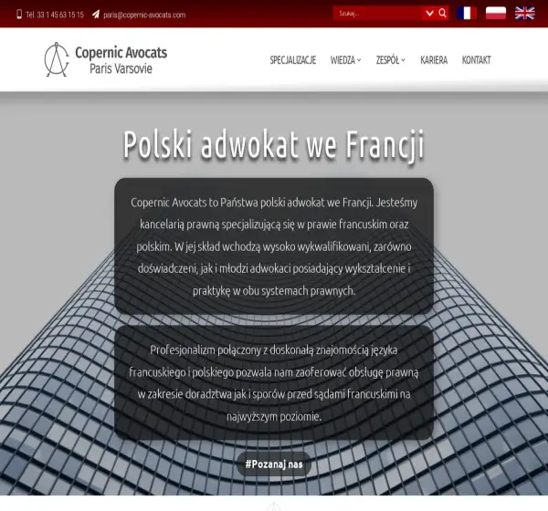 Forum i opinie o copernic-avocats.pl