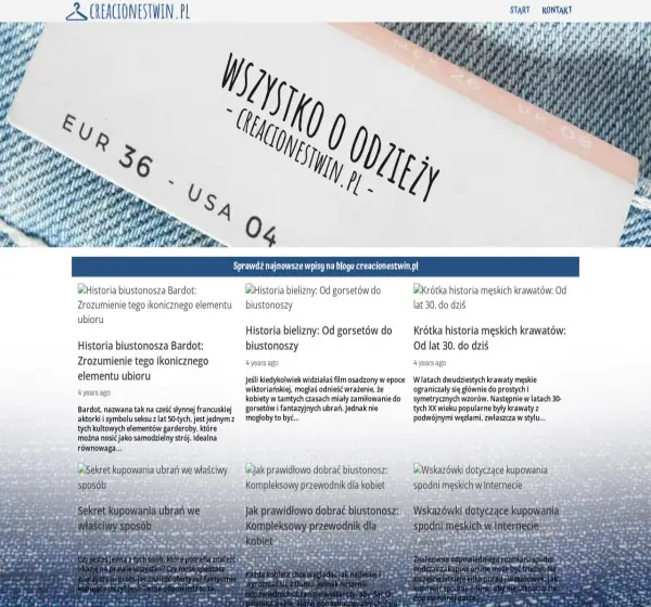 Forum i opinie o creacionestwin.pl