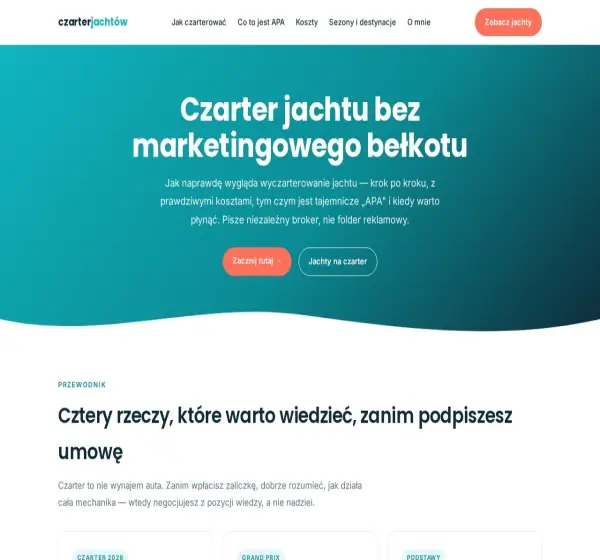 Forum i opinie o czarterjachtow.com