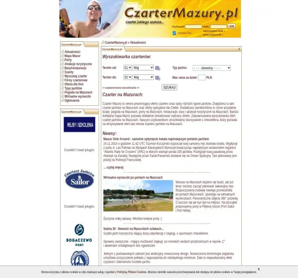 Forum i opinie o czartermazury.pl