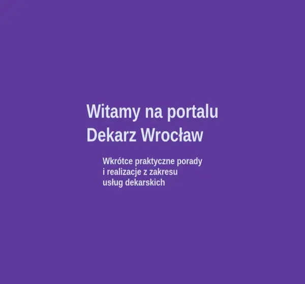 Forum i opinie o dekarzwroclaw.pl