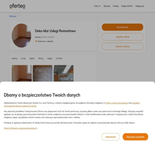Forum i opinie o deko-mar.oferteo.pl