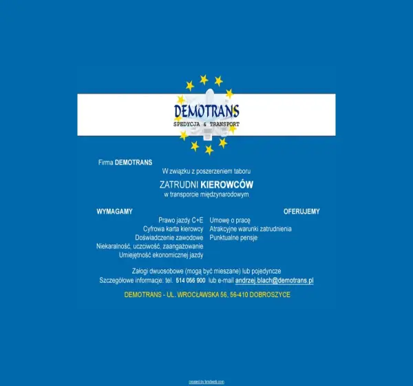 Forum i opinie o demotrans.pl