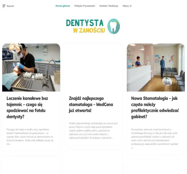 Forum i opinie o dentystawzamosciu.pl