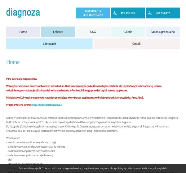 Forum i opinie o diagnoza.pabianice.pl
