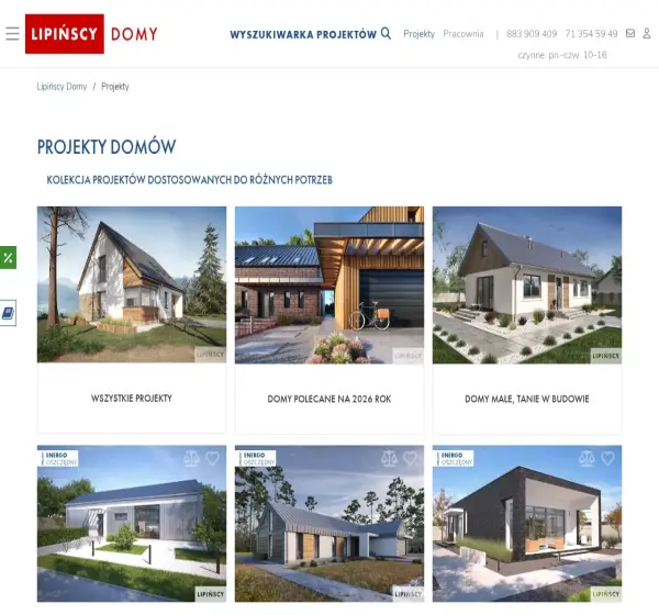 Forum i opinie o domy.lipinscy-projekty.pl