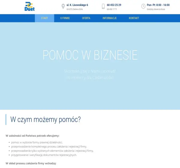 Forum i opinie o duet.zgora.pl