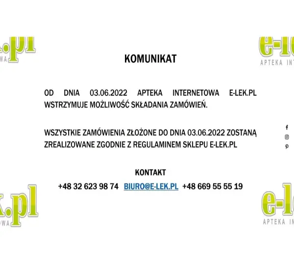 Forum i opinie o e-lek.pl