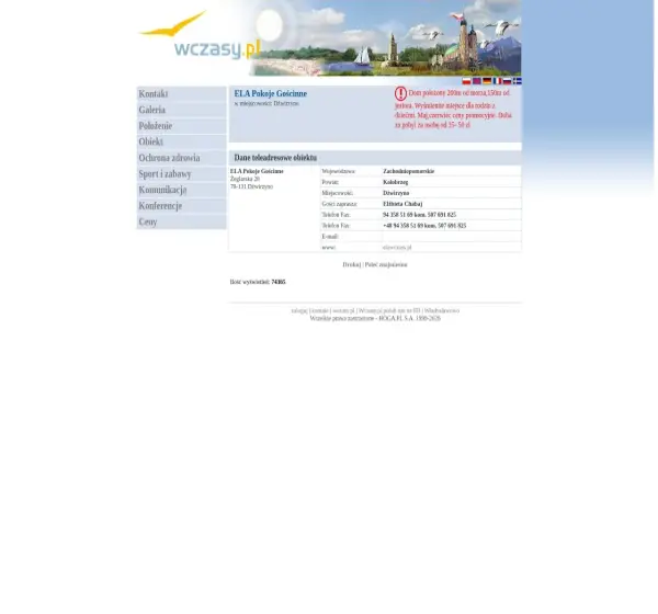 Forum i opinie o ela.wczasy.pl