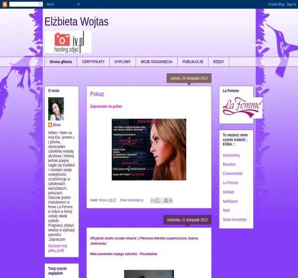 Forum i opinie o elawojtas.blogspot.com
