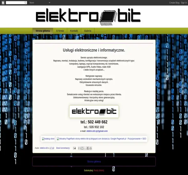 Forum i opinie o elektro-bit-rp.blogspot.com