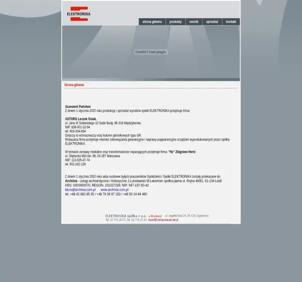 Forum i opinie o elektronika-legionowo.com.pl