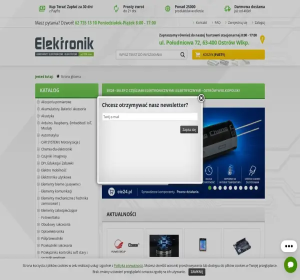 Forum i opinie o elektroniksc.com.pl