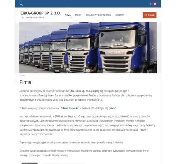 Forum i opinie o erka-trans.pl