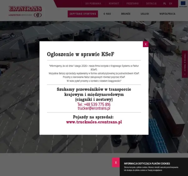 Forum i opinie o erontrans.pl