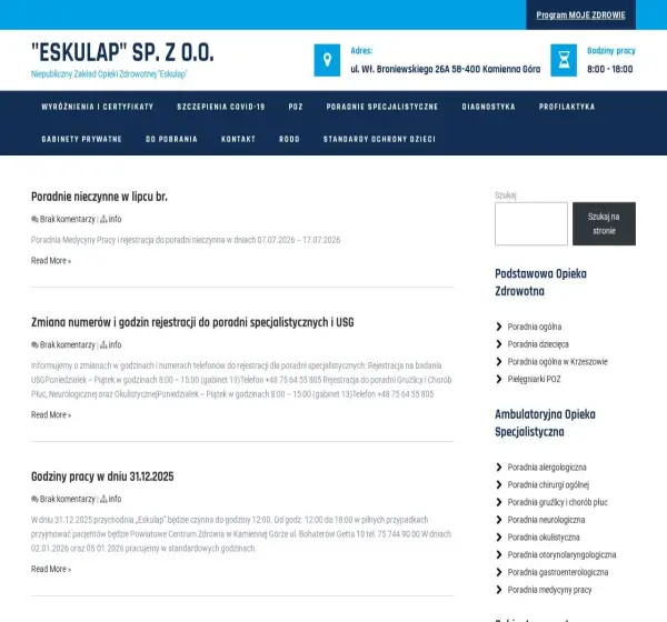 Forum i opinie o eskulap.net.pl