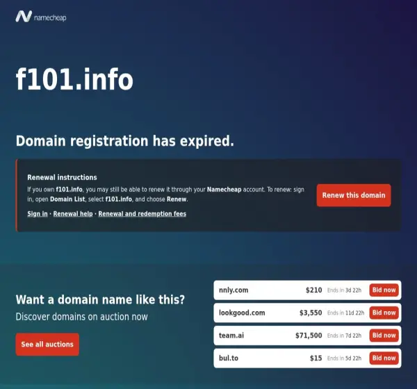 Forum i opinie o f101.info